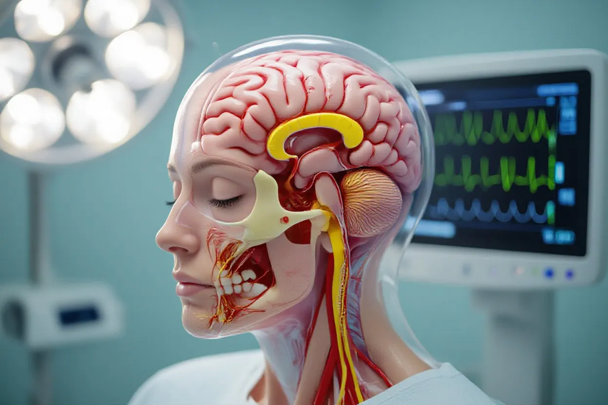 Brain imaging revealing migraine activity